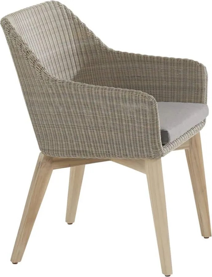 4 Seasons Outdoor Avila tuinstoel polyloom pebble    beige weerbestendig