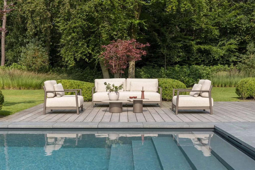 4 Seasons Outdoor Capresi 3-zits loungebank SALE  Loungebank    antraciet weerbestendig