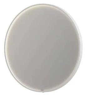 INK SP24 Spiegel - 80x4x80cm - LED onder en boven colour changing - dimbaar - Spiegelverwarming - rond - in stalen kader - aluminium wit mat 8409321
