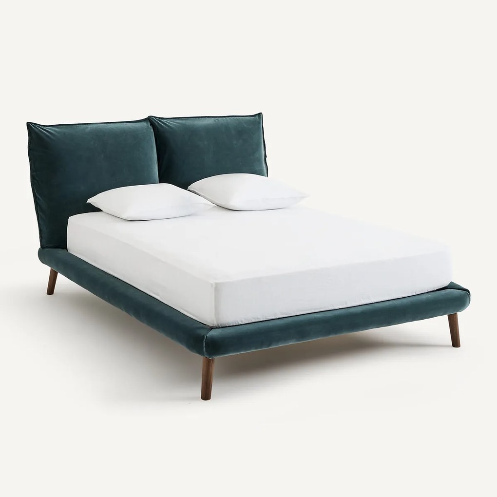 Bed, fluweel, Aurore design E. Gallina