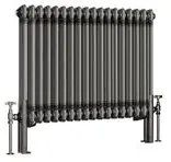 Eastbrook Imperia 2 koloms radiator 85x60cm 1143W metaal