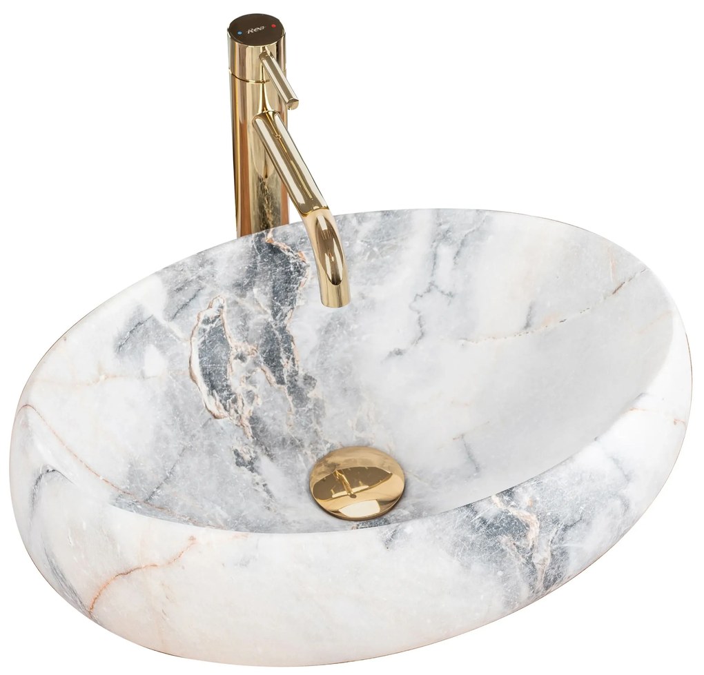 Opzetwastafel Rea Linda Granit Mat