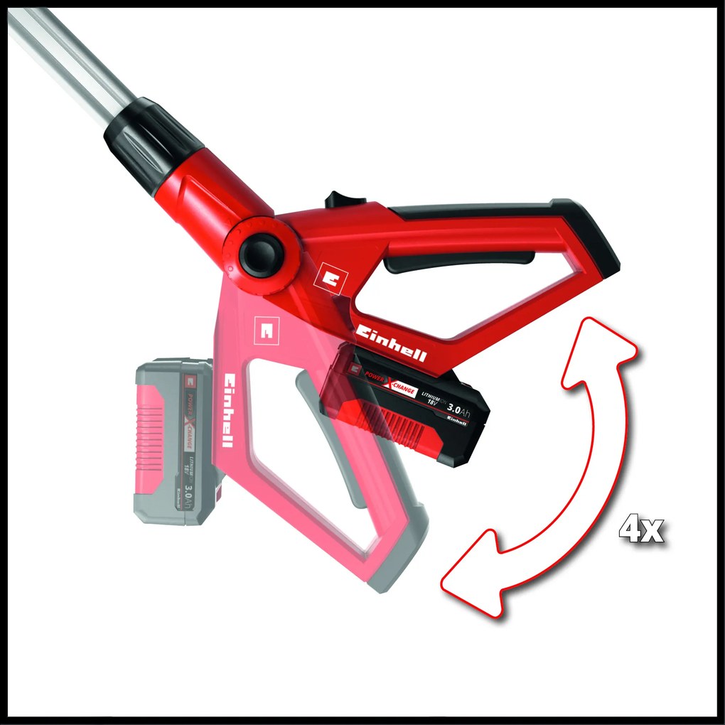 Einhell GE-HH 18/45 Li T Solo - Accu Telescopische Heggenschaar - Power X-Change