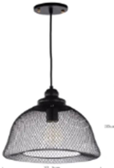 Gaaslamp Industrieel Design Hanglamp, E27 Fitting, â32x35cm, Zwart