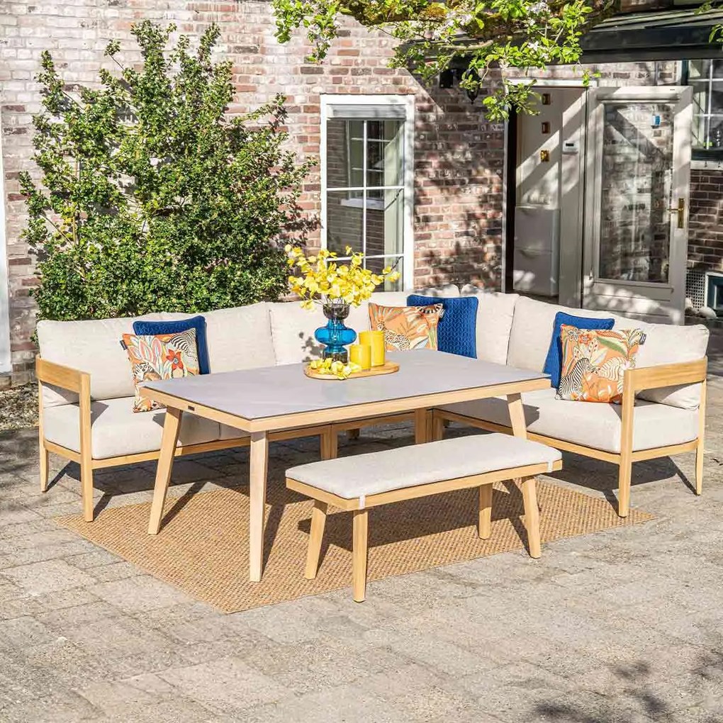 Garden Impressions San Mauro loungedining set 6-delig - napoli sand