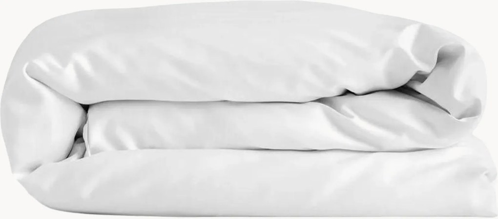 Perkal katoenen dekbedovertrek White