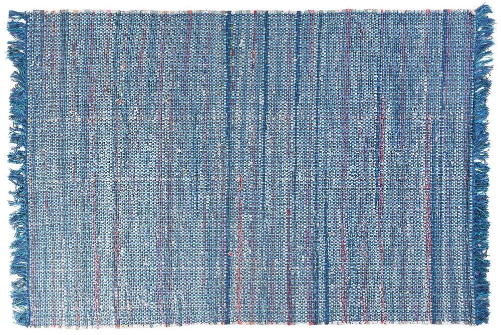 Vloerkleed blauw 140 x 200 cm BESNI Beliani