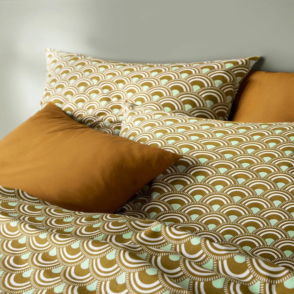Bedset in katoen met rechthoekige sloop, Caletta