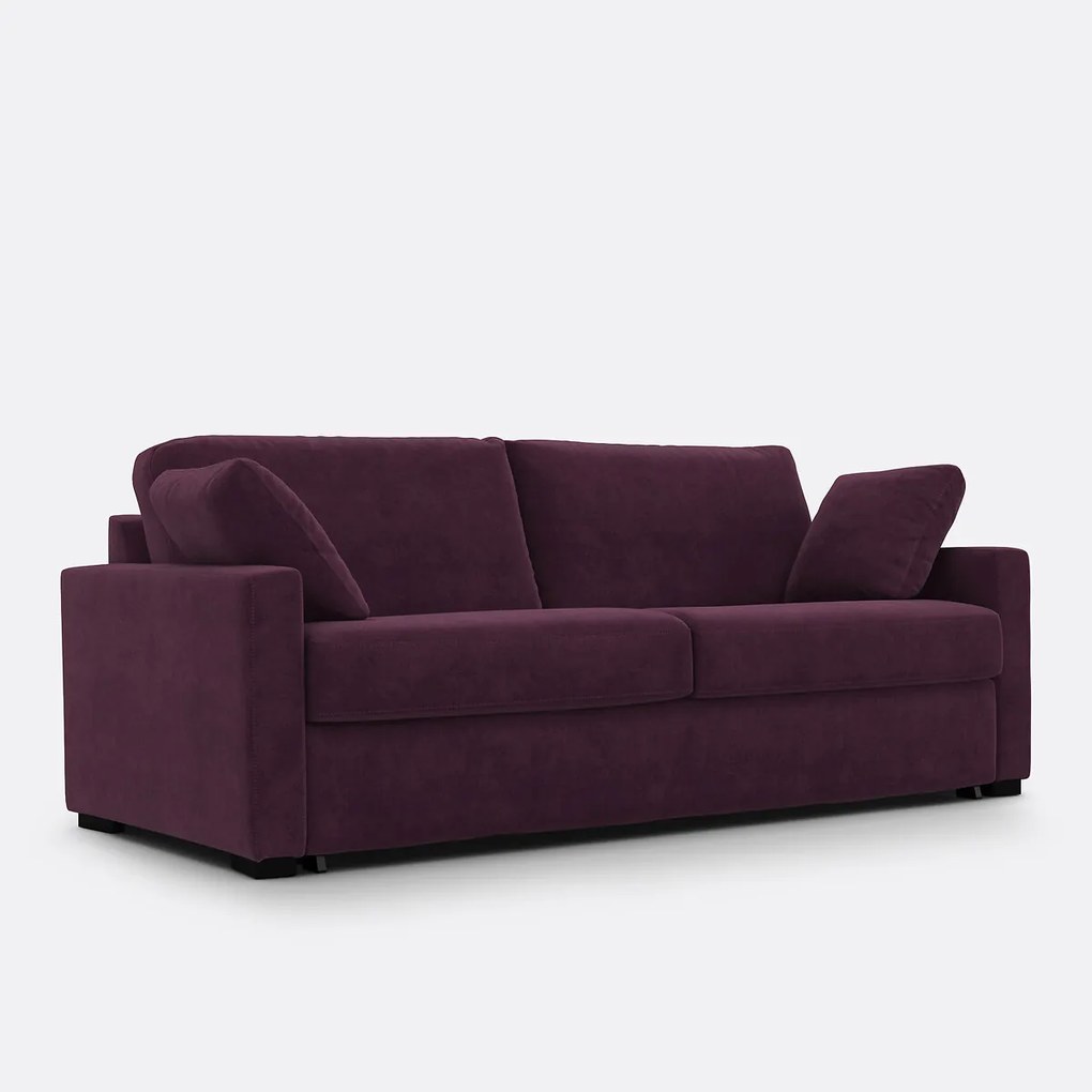 Slaapbank velours, premium HR-schuim, Timor