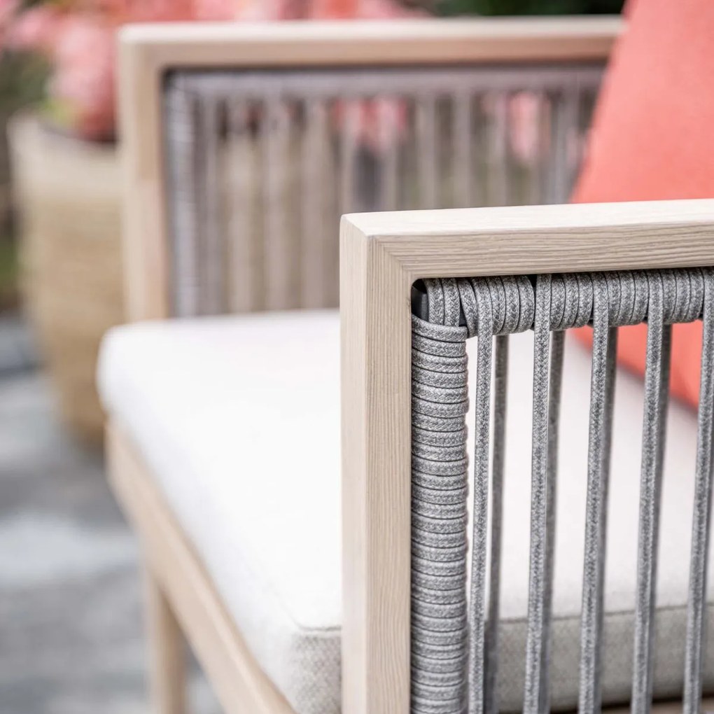 Garden Impressions San Capri lounge dining set 7-delig links - light oak aluminium