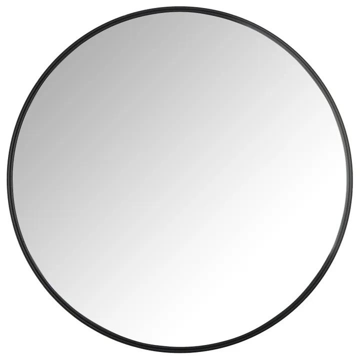 Spiegel rond met metalen lijst - diameter 70 cm