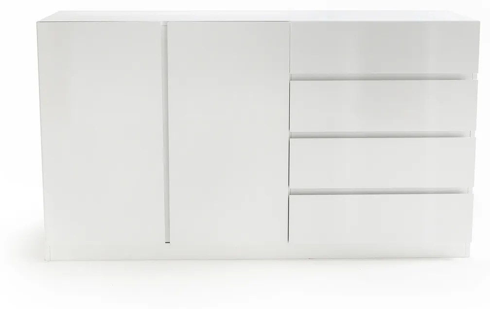 Lage kast, 2 deuren hangkast en 4 lades, Léo