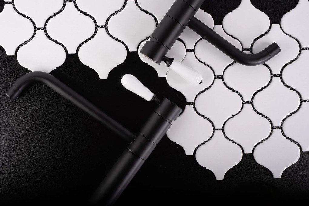 Rea Serra Black Matt High Zwart Wastafelmengkraan