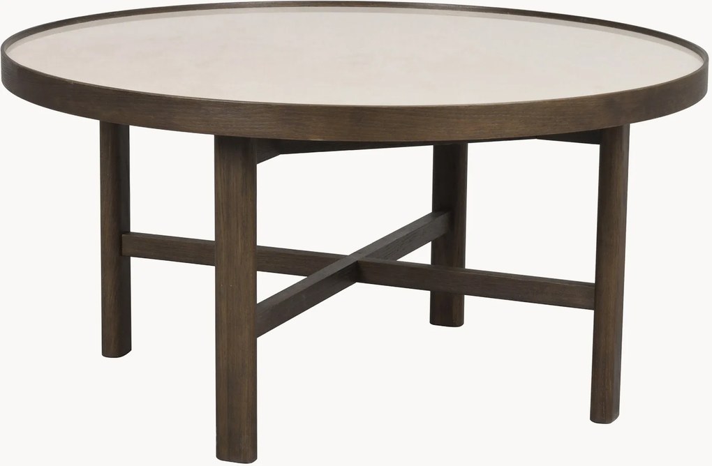 Ronde salontafel Marsden van eikenhout, Ø 90 cm