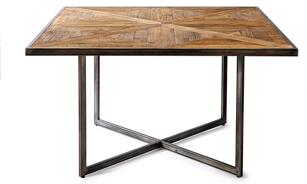 Rivièra Maison - Le Bar American Dining Table, 140x140 cm - Kleur: grijs