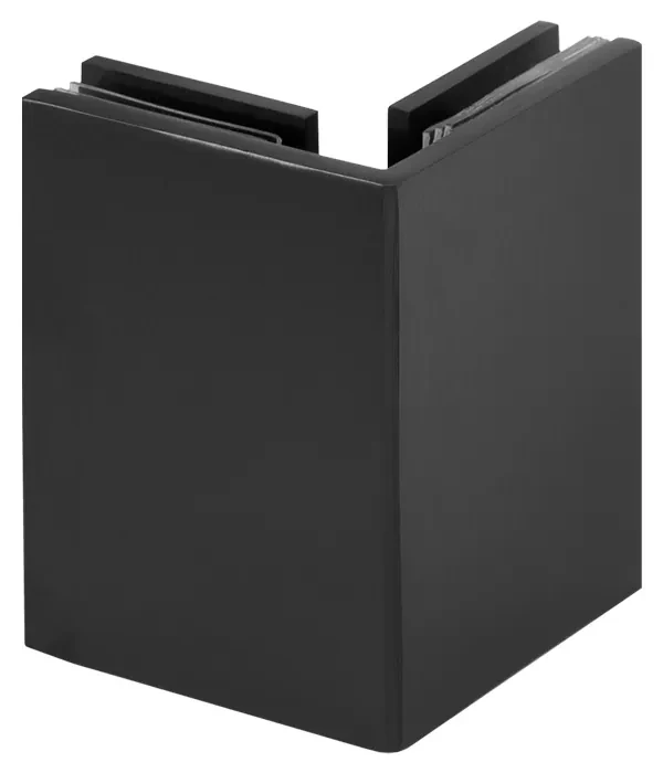 Brauer JC profielloze inloopdouche XL 200x90cm zwart mat