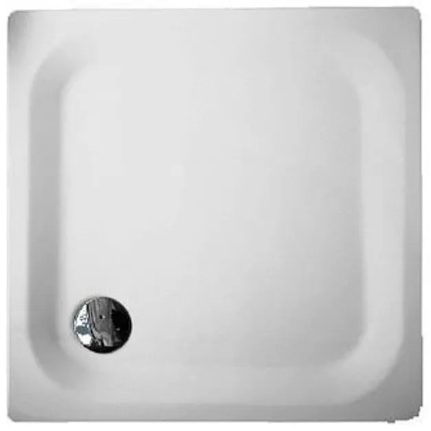 Bette Super Vlak Douchebak Plaatstaal 100x90x3.5cm Rechthoekig Wit 1660-000