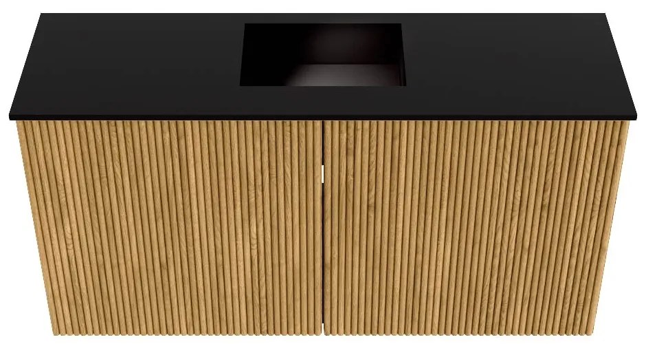 Mondiaz Joya 80cm toiletmeubel oak met wastafel faye midden 1 kraangat urban
