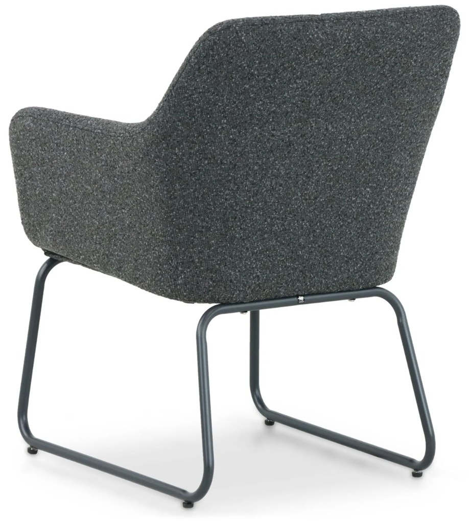 Tuinset 4 personen 120 cm Outdoor textiel Grijs Lifestyle Garden Furniture Lugo/Vienna