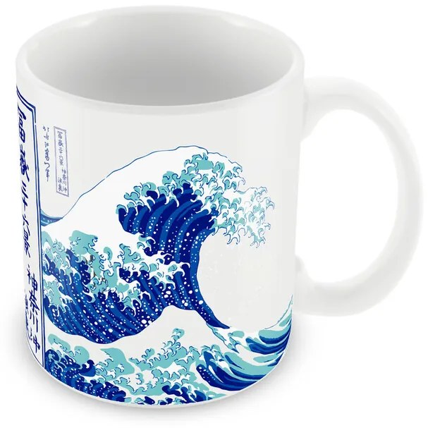 Koffie mok Katsushika Hokusai - The Great Wave off Kanagawa