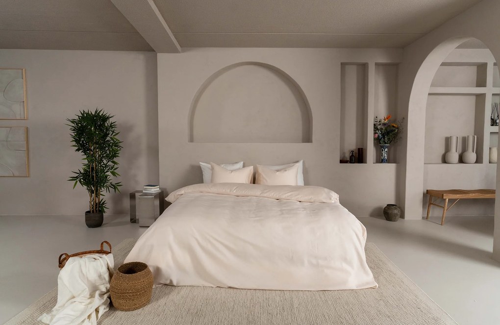 Kayori Kiso Dekbedovertrek Off White – Bij Swiss Sense