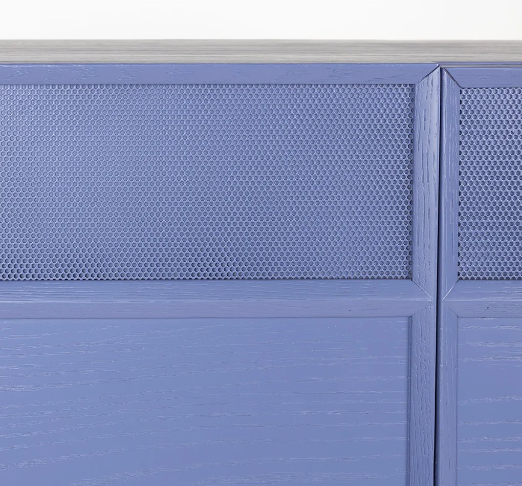 Zuiver June Paarse Design Kast Op Hoge Poten - 80x45x100cm.