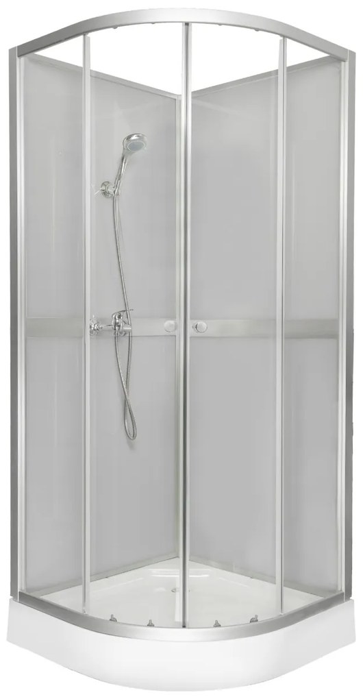 Kerra Classic Grey complete douchecabine 90x90cm