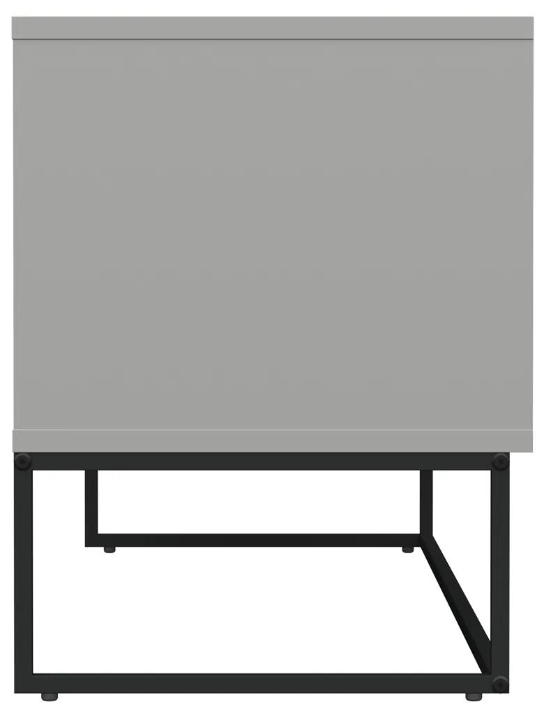 Tenzo Lipp Tv-meubel Met 2 Deuren Wit - 118x43x57cm.