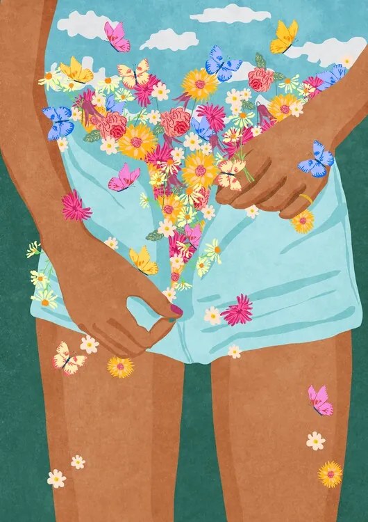 Ilustratie Flower Mood, Raissa Oltmanns