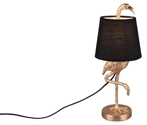 Landelijke tafellamp goud met zwart - Koen Landelijk E14 Binnenverlichting Lamp
