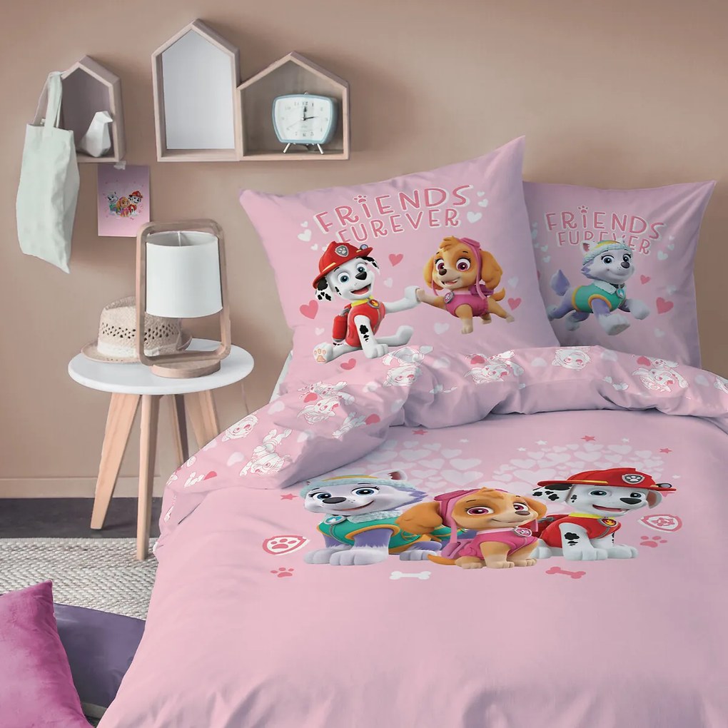 Bedset in katoen, Paw Patrol Heart