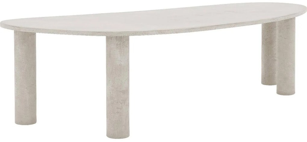 Goossens Eettafel Stone, Organisch 270 x 120 cm