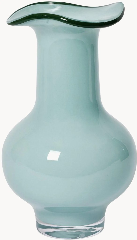 Mondgeblazen glazen vaas Mirja, H 26 cm