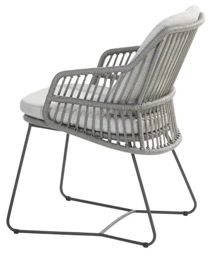 4 Seasons Outdoor Ancora dining chair antraciet Silver Grey SALE Tuinstoel antraciet weerbestendig