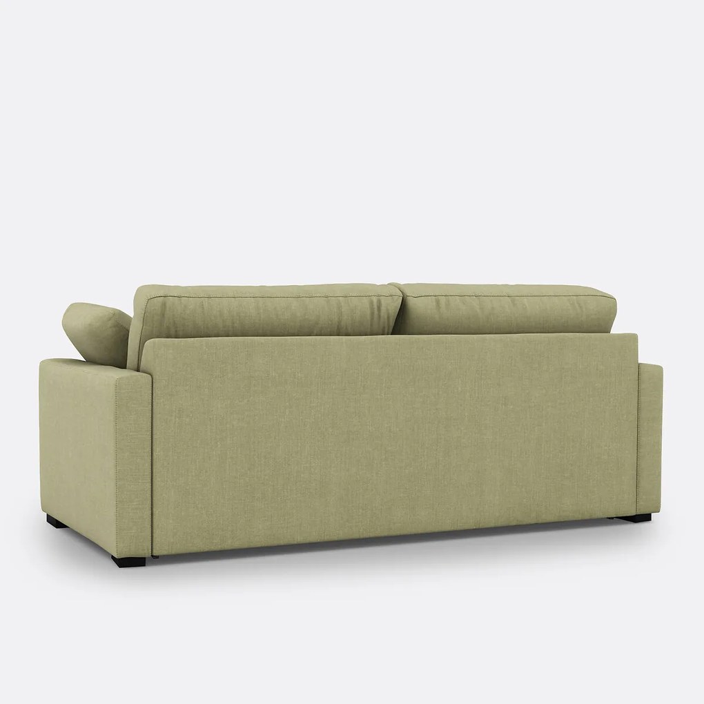 Slaapbank van katoen en linnen, Comfort Bultex®, Timor