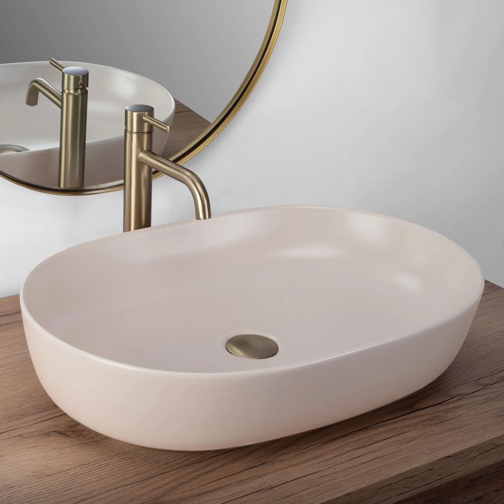 Opzetwastafel Rea CLEO 61 BEIGE MATT