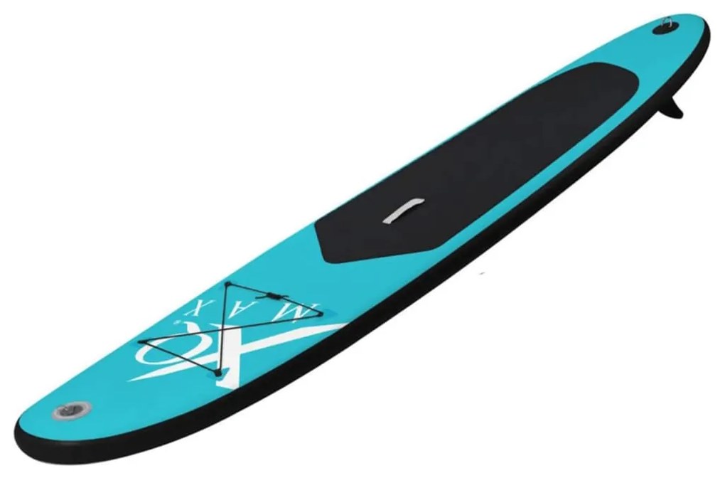 XQ Max Stand Up Paddleboard opblaasbaar 285 cm blauw en zwart