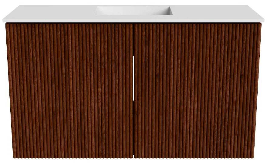 Mondiaz Joya 70cm toiletmeubel ruby met wastafel faye midden zonder kraangat talc