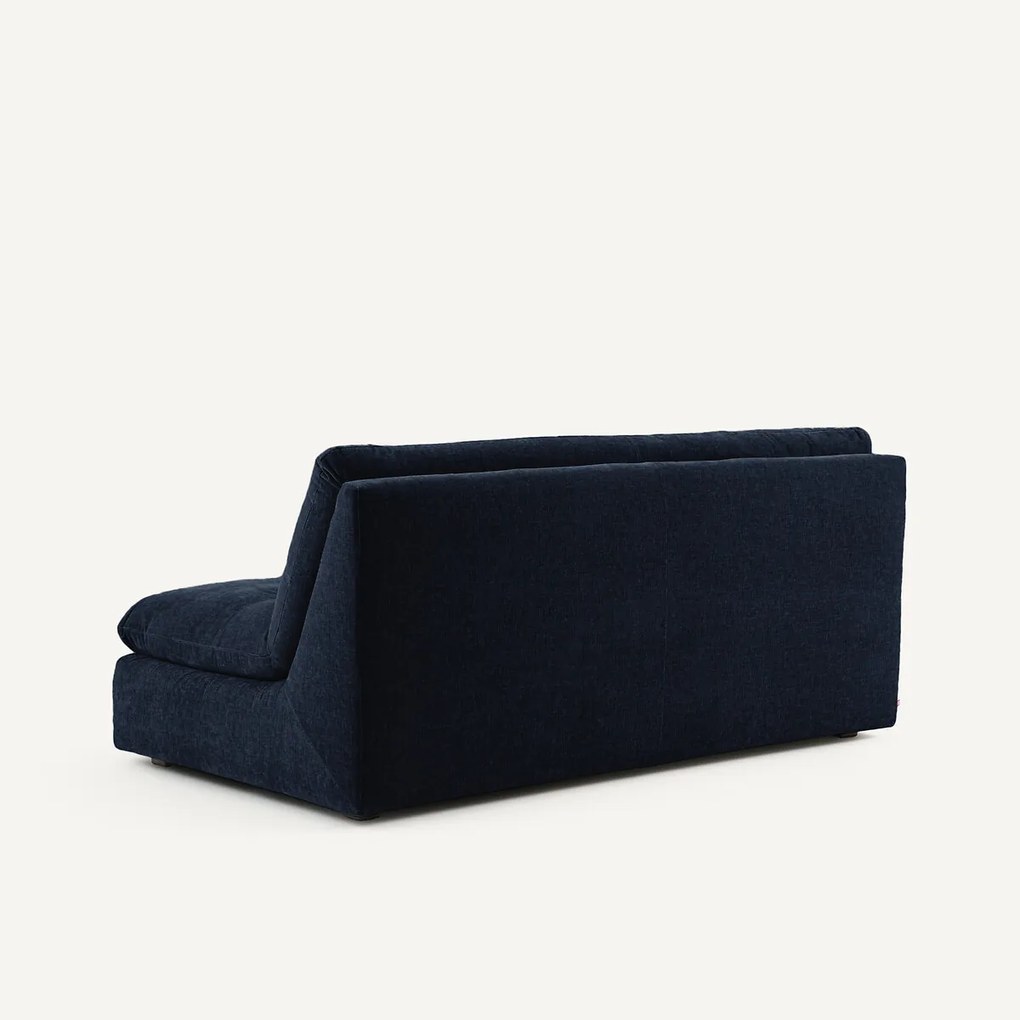 Modulaire 3-zits bank in chenille fluweel, Giuliano