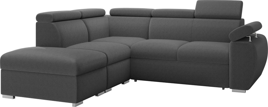 Hoekbank Columbus 228, Aanwezig, Aanwezig, 260x230x85cm, 158 kg, Poten: Kunststof