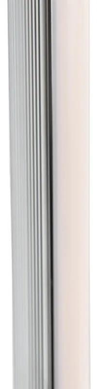Moderne vloerlamp chroom incl. LED 3-staps dimbaar - Line-up Modern rond Binnenverlichting Lamp