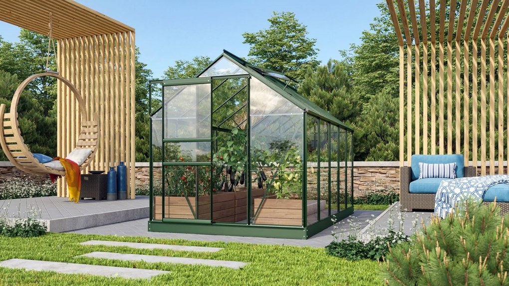 Vitavia Venus serre - 6,2m² - Donkergroen