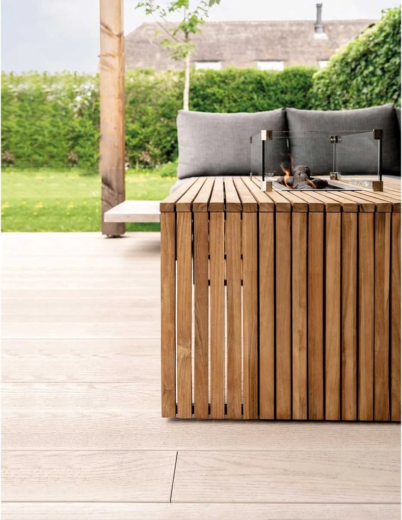 Cosibridge 140 vuurtafel - teak