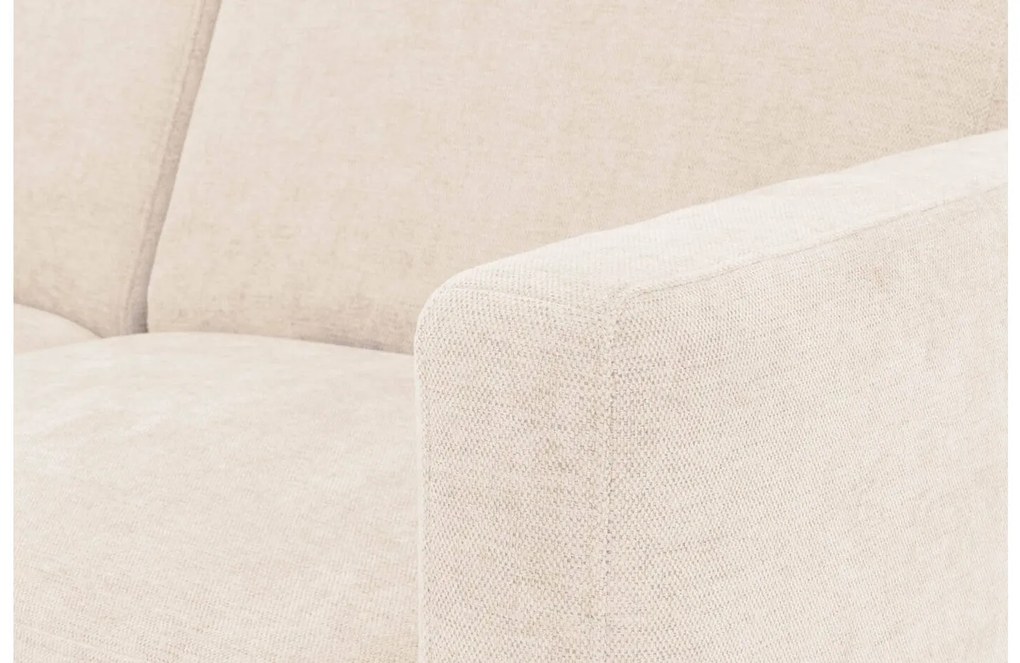 Goossens Hoekbank Tiolo Met Relaxfunctie En Hoofdsteun wit, stof, 3-zits, modern design met ligelement links