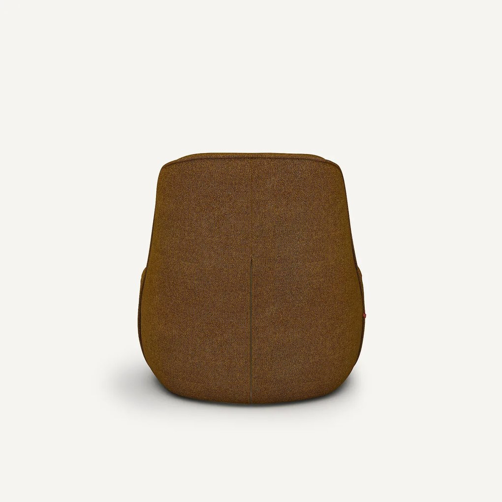 Draaifauteuil in gevlochten chiné, Rosebury