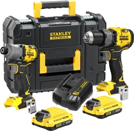 Stanley SFMCK211D2T-QW CombiKit Brushless – Klopboormachine &amp; Slagschroevendraaier