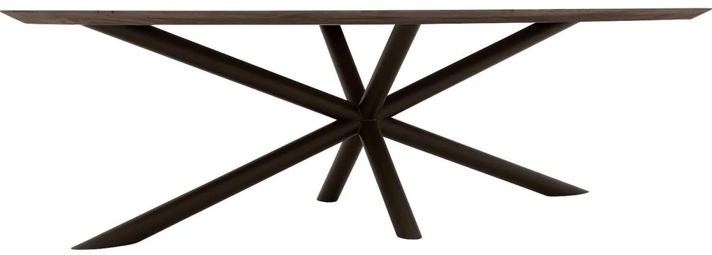 Goossens Excellent Eettafel Gs-1302, Ovaal 240 x 130 cm