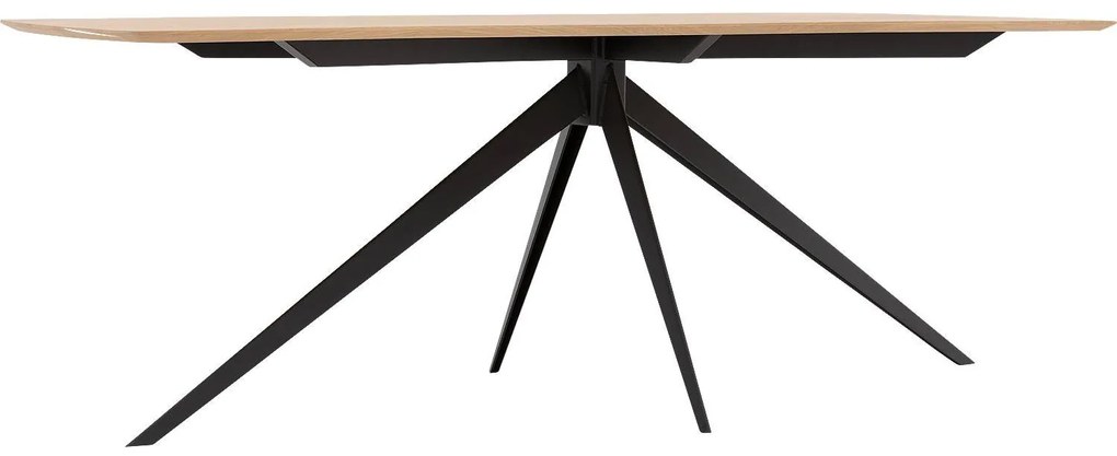 Goossens Excellent Eettafel Uniek, Semi rechthoekig 200 x 100 cm