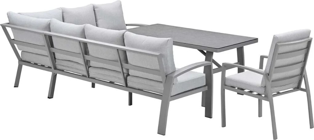 Garden Impressions Cameron lounge dining set 4-delig rechts incl stoel - taupe