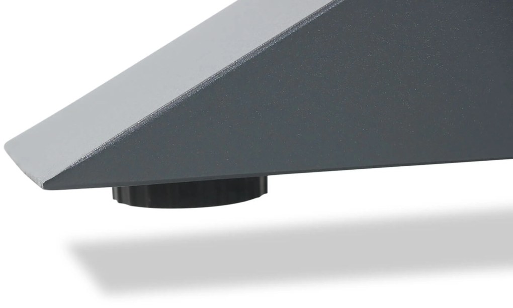 Tuinset 6 personen 215 cm Aluminium Grijs Presto Tarenta/Palermo